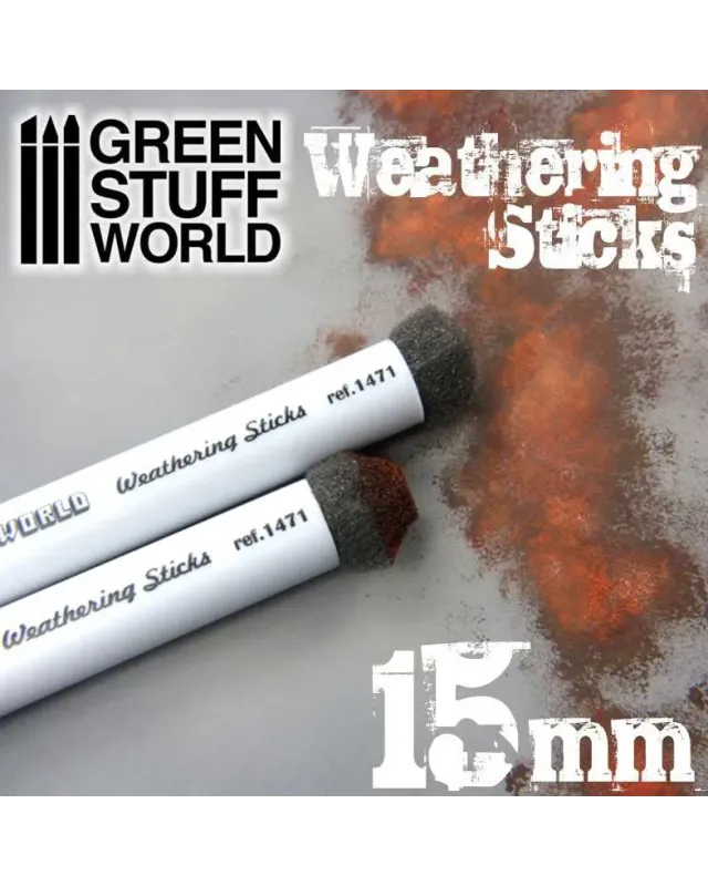 Green Stuff World: Weathering Brushes 15mm