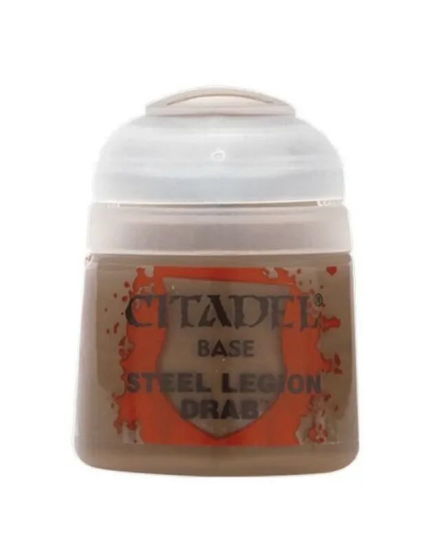 Steel Legion Drab Citadel Paints - Base - 12ml