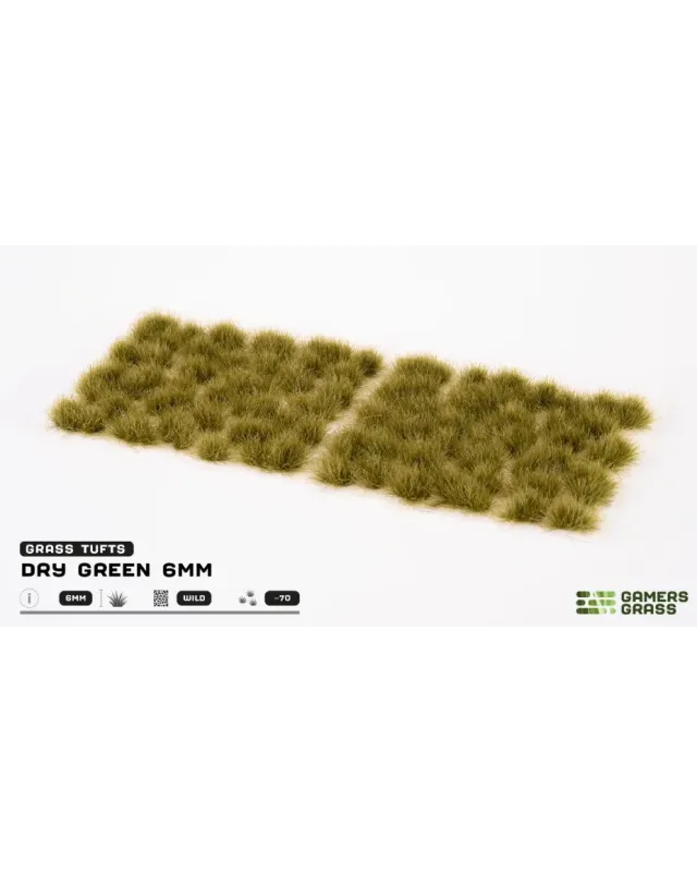 Gamers Grass 6mm Tuft - Dry Green