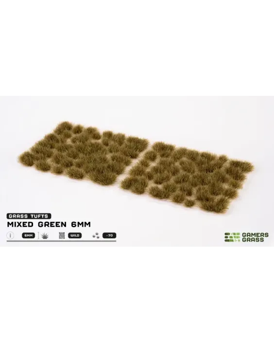 Gamers Grass 6mm Tuft - Mixed Green