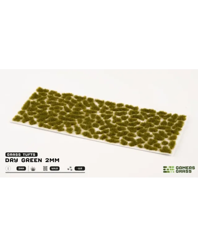 Gamers Grass 2mm Tuft - Dry Green
