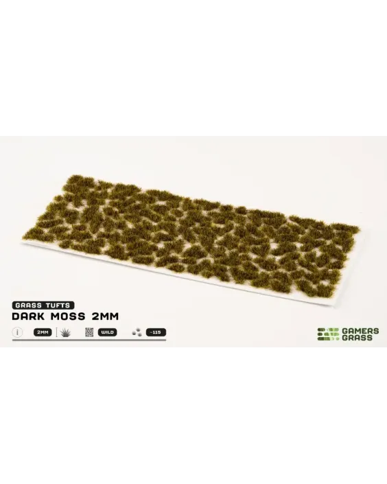 Gamers Grass 2mm Tuft - Dark Moss