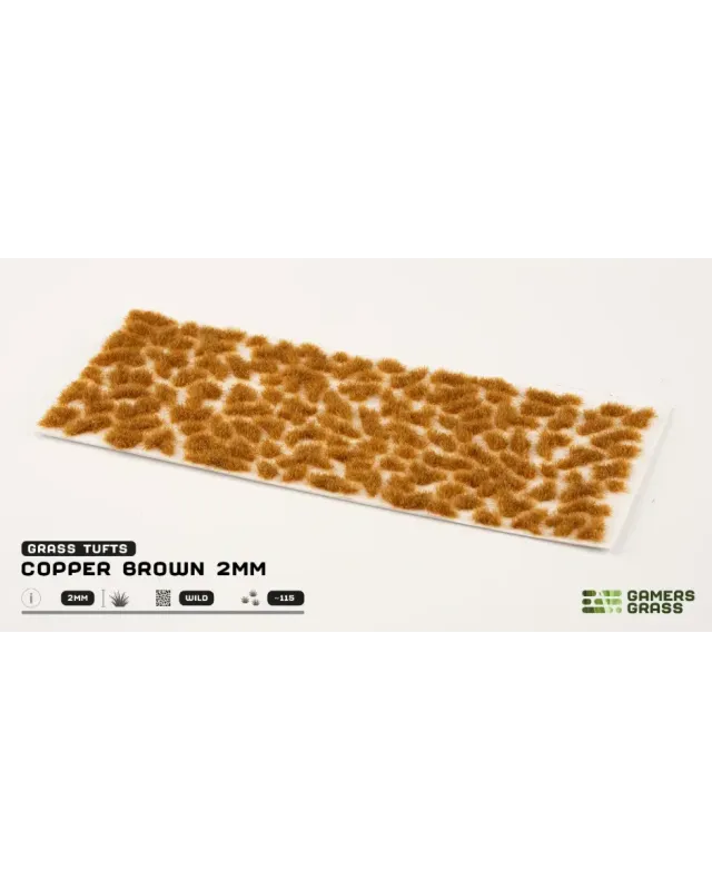 Gamers Grass 2mm Tuft - Copper Brown