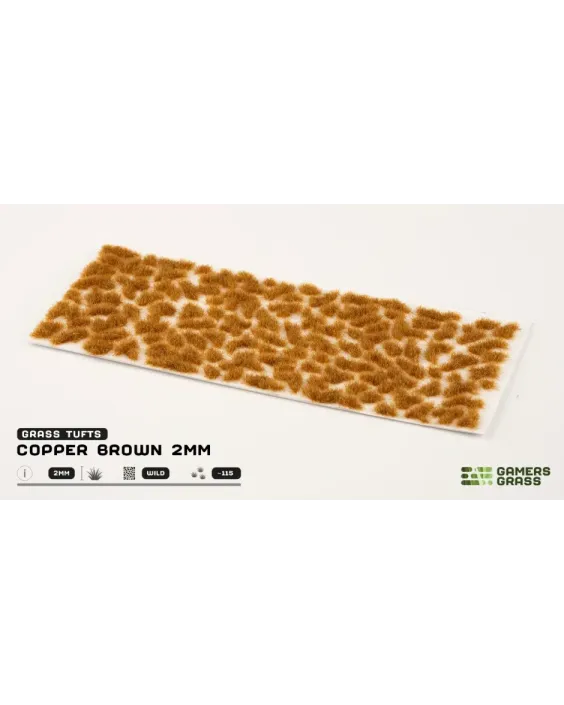 Gamers Grass 2mm Tuft - Copper Brown
