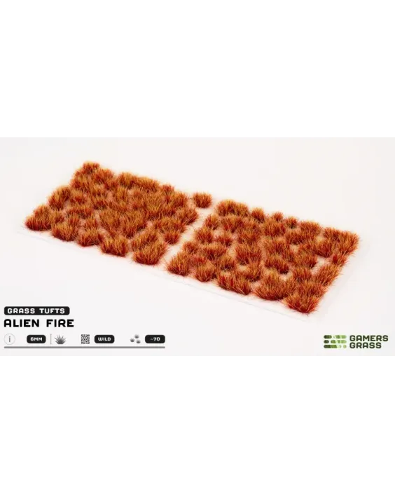 Gamers Grass Alien Tuft - Fire Tuft 6mm