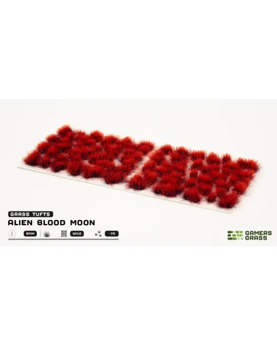Gamers Grass Alien Tuft - Blood Moon 6mm