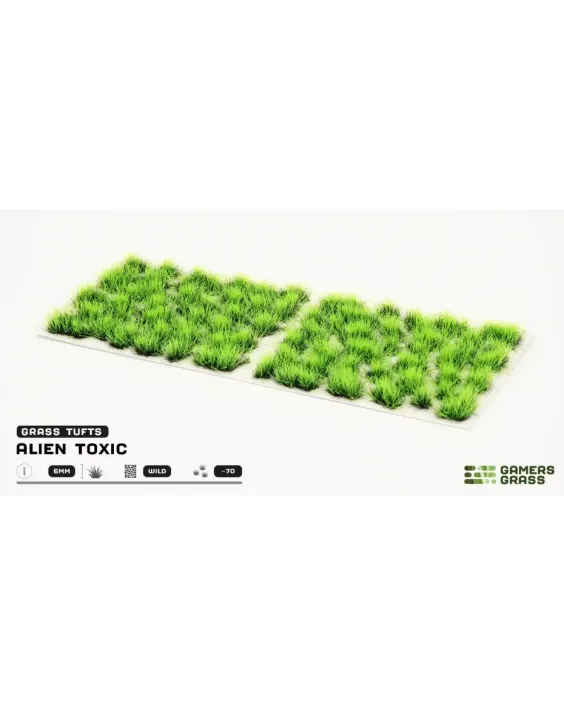 Gamers Grass Alien Tuft - Toxic 6mm