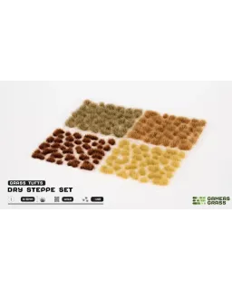 Gamers Grass Dry Steppe Tuft Set
