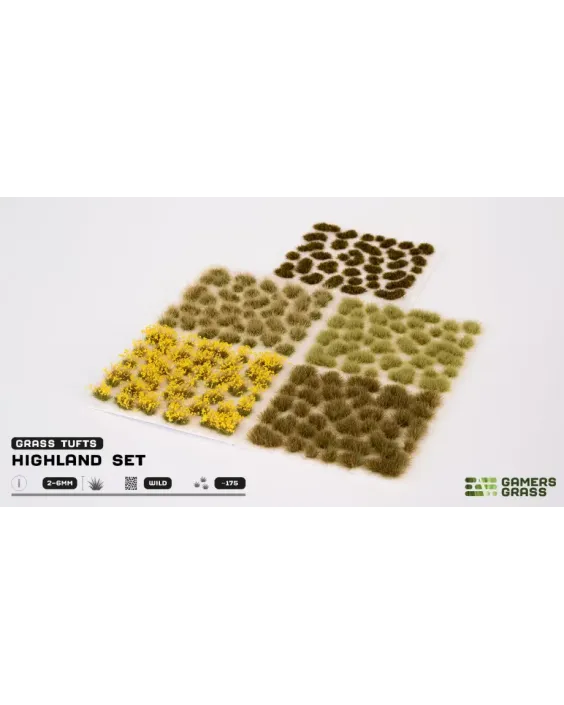 Gamers Grass Highland Tuft Set