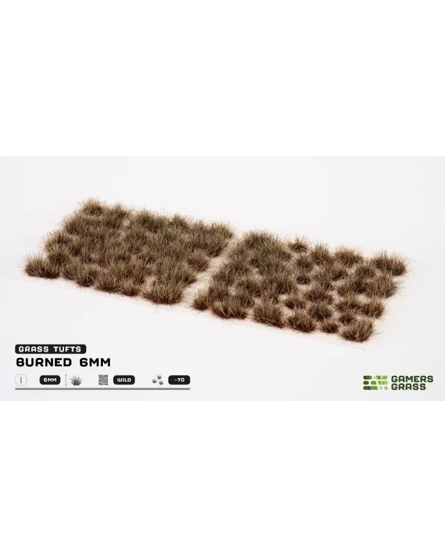 Gamers Grass 6mm Tuft - Burned Tufts