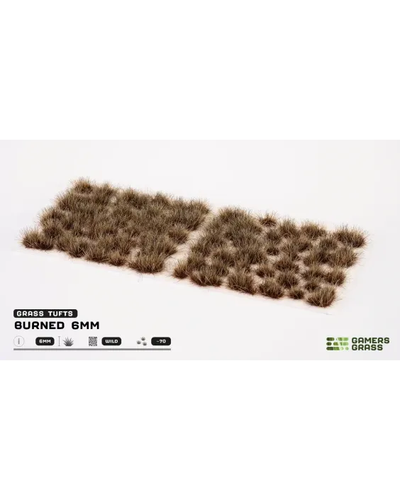 Gamers Grass 6mm Tuft - Burned Tufts